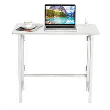 Load image into Gallery viewer, Gymax Folding Table Computer Desk PC Laptop Writing Table Home Office Workstation
