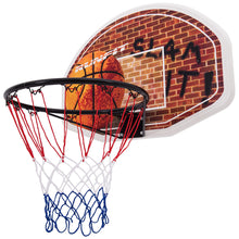 Load image into Gallery viewer, Gymax Wall Mounted Fan Backboard With Basketball Hoop and Rim Outdoor Indoor Sports
