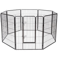 Load image into Gallery viewer, Gymax 40&#39;&#39; 8 Metal Panel Heavy Duty Pet Playpen Dog Exercise Pen Cat Fence Safety Gate
