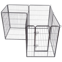 Load image into Gallery viewer, Gymax 40&#39;&#39; 8 Metal Panel Heavy Duty Pet Playpen Dog Exercise Pen Cat Fence Safety Gate
