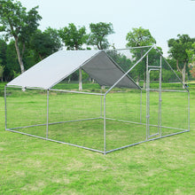 Load image into Gallery viewer, Gymax Large Walk In Chicken Coop Run House Shade Cage 10&#39;x13&#39; with Roof Cover Backyard
