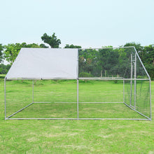 Load image into Gallery viewer, Gymax Large Walk In Chicken Coop Run House Shade Cage 10&#39;x13&#39; with Roof Cover Backyard

