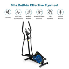 Load image into Gallery viewer, Gymax Magnetic Elliptical Machine Trainer Smooth Quiet Driven for Home Gym Exercise
