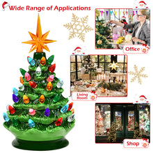 Load image into Gallery viewer, Gymax 9.5 Inch Artificial Christmas Tree Mini Ceramic Tabletop Tree Home Decor
