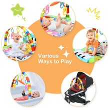 Load image into Gallery viewer, Gymax Baby Kick &amp; Play Piano Gym Activity Play Mat for Sit Lay Down Infant Tummy Time
