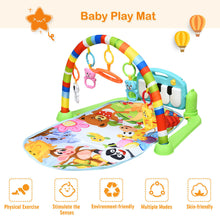 Load image into Gallery viewer, Gymax Baby Kick &amp; Play Piano Gym Activity Play Mat for Sit Lay Down Infant Tummy Time
