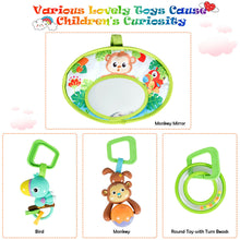 Load image into Gallery viewer, Gymax 4-in-1 Green Activity Play Mat Baby Activity Center w/3 Hanging Toys
