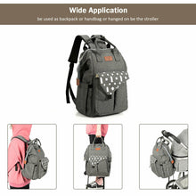 Load image into Gallery viewer, Gymax Diaper Bag Waterproof Baby Nappy Backpack w/USB Charging Port
