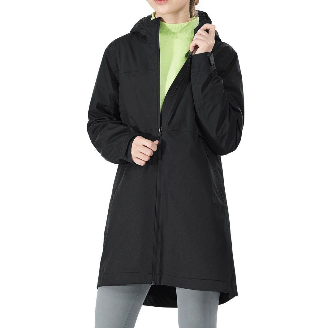 Gymax Women' Windbreaker Waterproof Jacket Hooded Coat