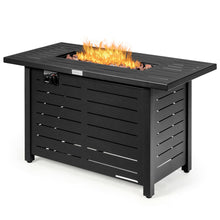 Load image into Gallery viewer, Gymax 42&#39;&#39; Rectangular Propane Gas Fire Pit 60,000 Btu Heater Outdoor Table W/ Cover
