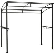 Load image into Gallery viewer, Gymax 7&#39;x4.5&#39; Grill Gazebo Outdoor Patio Garden BBQ Canopy Shelter Storage Hook Brown
