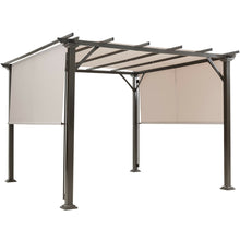 Load image into Gallery viewer, Gymax 10&#39; X 10&#39; Pergola Kit Metal Frame Gazebo &amp;Canopy Cover Patio Furniture Shelter
