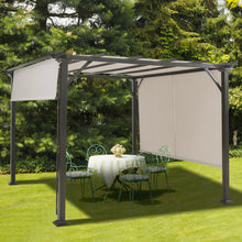 Load image into Gallery viewer, Gymax 10&#39; X 10&#39; Pergola Kit Metal Frame Gazebo &amp;Canopy Cover Patio Furniture Shelter
