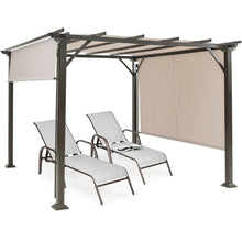 Load image into Gallery viewer, Gymax 10&#39; X 10&#39; Pergola Kit Metal Frame Gazebo &amp;Canopy Cover Patio Furniture Shelter
