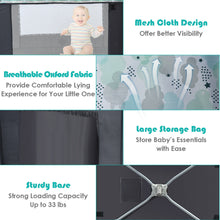 Load image into Gallery viewer, Gymax Portable Baby Playard Playpen Nursery Center w/ Changing Station &amp; Mattress
