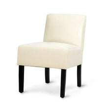 Load image into Gallery viewer, Gymax Accent Chair Fabric Upholstered Leisure Chair Single Sofa with Wooden Legs Beige
