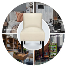 Load image into Gallery viewer, Gymax Accent Chair Fabric Upholstered Leisure Chair Single Sofa with Wooden Legs Beige

