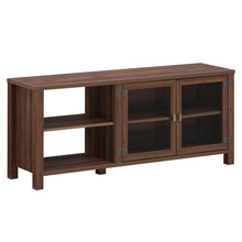 Load image into Gallery viewer, Gymax TV Stand Entertainment Center for TV&#39;s up to 65&#39;&#39; w/ 2 Metal Mesh Doors Walnut
