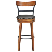 Load image into Gallery viewer, Gymax 30.5&#39;&#39; BarStool Swivel Pub Height kitchen Dining Bar Chair with Rubber Wood Legs
