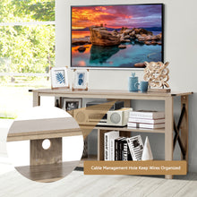Load image into Gallery viewer, Gymax 3-Tier TV Stand Entertainment Center for TV&#39;s up to 55&#39;&#39; w/ Open Shelves
