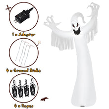Load image into Gallery viewer, Gymax 12ft Inflatable Halloween Blow Up Ghost Decoration w/ Built-in LED Light
