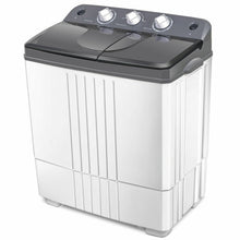 Load image into Gallery viewer, Gymax Portable Washing Machine Compact Twin Tub 20 lbs Capacity Washer Spinner
