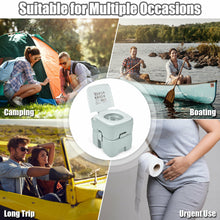 Load image into Gallery viewer, Gymax 5.3 Gallon 20L Portable Travel Toilet RV Camping Potty Commode Indoor Outdoor

