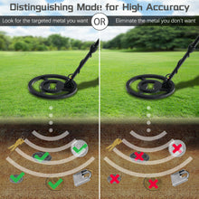 Load image into Gallery viewer, Gymax High Accuracy Metal Detector Adjustable w/ Waterproof Search Coil Headphone Bag
