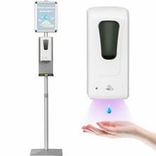 Load image into Gallery viewer, Gymax Automatic Soap Dispenser Touchless Sanitizing Station w/ Sign Board
