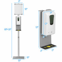 Load image into Gallery viewer, Gymax Automatic Soap Dispenser Touchless Sanitizing Station w/ Sign Board
