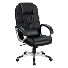 Load image into Gallery viewer, Gymax Ergonomic Office Task Chair High Back Leather Swivel w/ Lumbar Support
