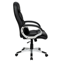 Load image into Gallery viewer, Gymax Ergonomic Office Task Chair High Back Leather Swivel w/ Lumbar Support
