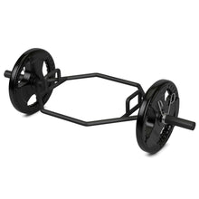 Load image into Gallery viewer, Gymax 56&#39;&#39; Olympic Hexagon Deadlift Bar Trap Bar W/ Folding Grips Powerlifting
