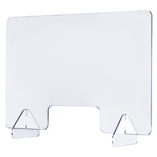 Load image into Gallery viewer, Gymax 2PCS 24&#39;&#39; x 16&#39;&#39; Protective Plexiglass Sneeze Guard Acrylic Shield for Counter
