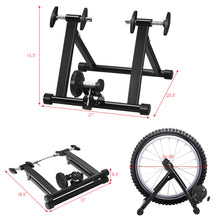 Load image into Gallery viewer, Gymax Foldable Bike Trainer Stand Cycling Exercise Stand w/ Dual-lock System
