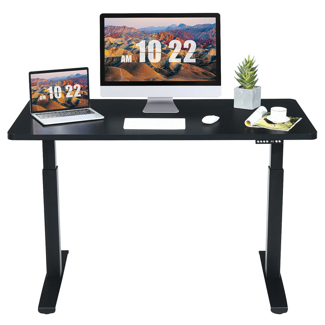 Gymax 55''x28'' Electric Standing Desk Sit to Stand Workstation Dual Motor