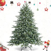 Load image into Gallery viewer, Gymax 6/7/8 Ft Artificial Christmas Tree Unlit Hinged Xmas Tree w/ Metal Stand
