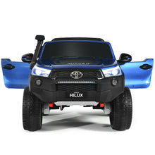 Load image into Gallery viewer, Gymax 24V Licensed Toyota Hilux Ride On Truck Car 2-Seater 4WD w/ Remote Painted Blue
