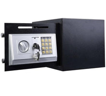 Load image into Gallery viewer, Gymax Digital Depository Drop Cash Safe Box Gun Jewelry Lock Black
