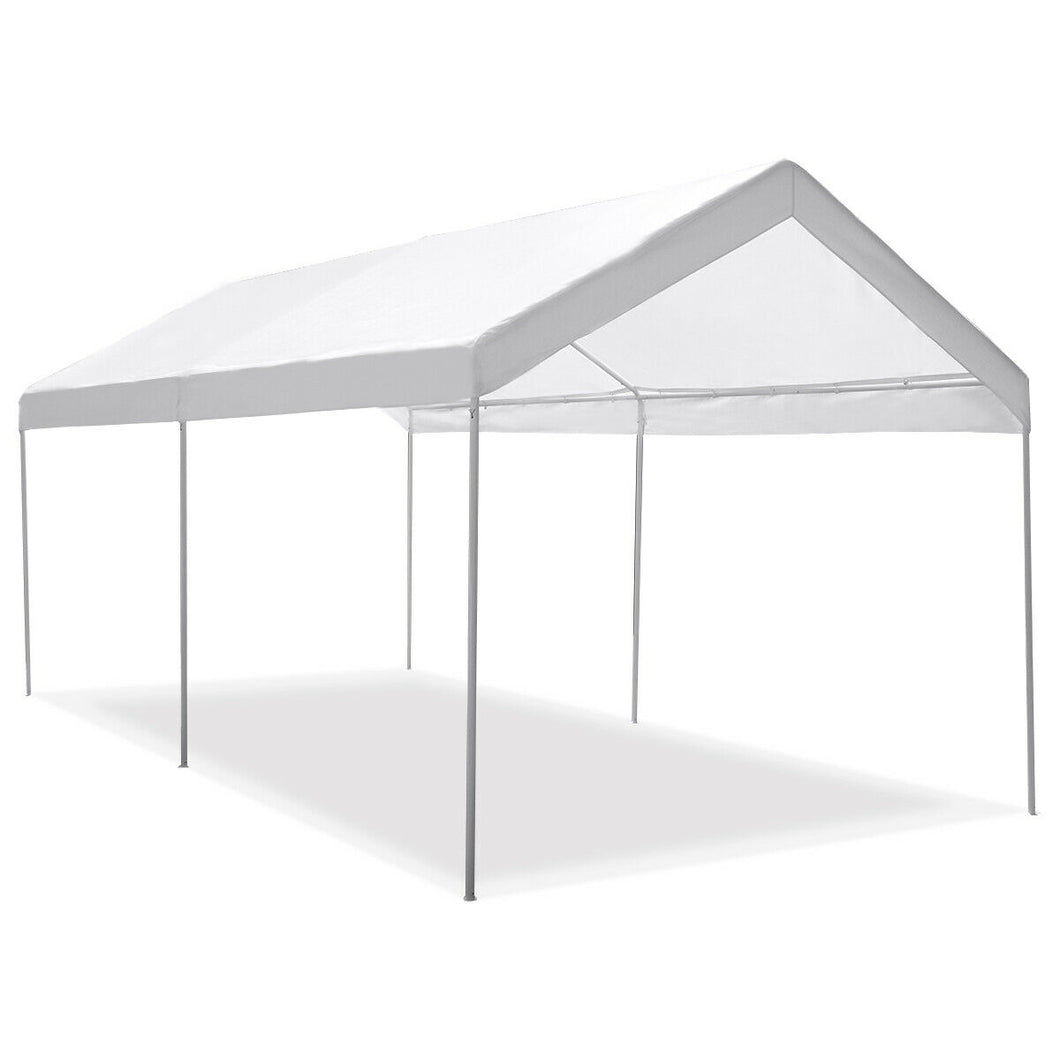 Gymax Steel Frame Party Tent Canopy Shelter Portable Car Carport Garage Cover