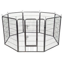 Load image into Gallery viewer, Gymax 40&#39;&#39; 8 Panel Pet Puppy Dog Playpen Door Exercise Kennel Fence Metal
