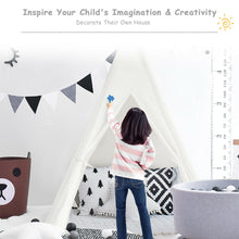 Load image into Gallery viewer, Gymax 5.5ft Portable Cotton Kids&#39; Play Tent Indian Tent Game Sleeping House Boys Girls
