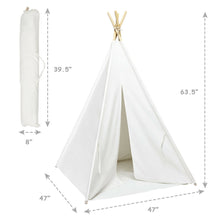 Load image into Gallery viewer, Gymax 5.5ft Portable Cotton Kids&#39; Play Tent Indian Tent Game Sleeping House Boys Girls
