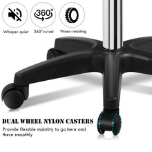 Load image into Gallery viewer, Gymax 1 PC Adjustable Hydraulic Rolling Swivel Bar Stool Massage Spa Beauty Seat Black
